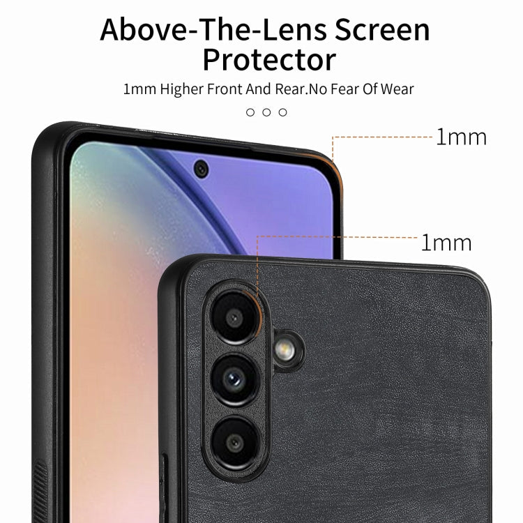 Vintage Leather PC Back Cover Phone Case