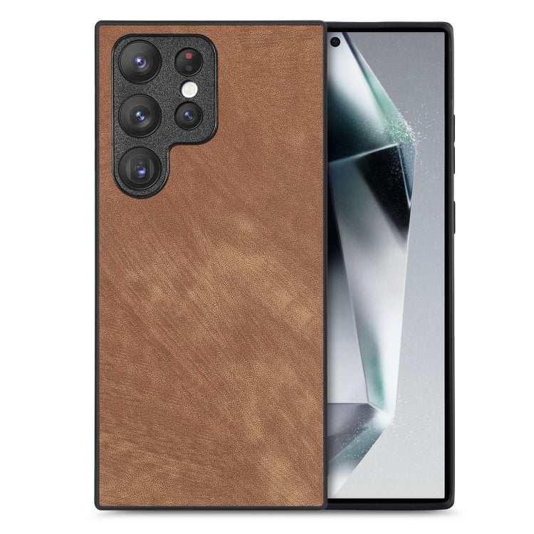 Vintage Leather PC Back Cover Phone Case