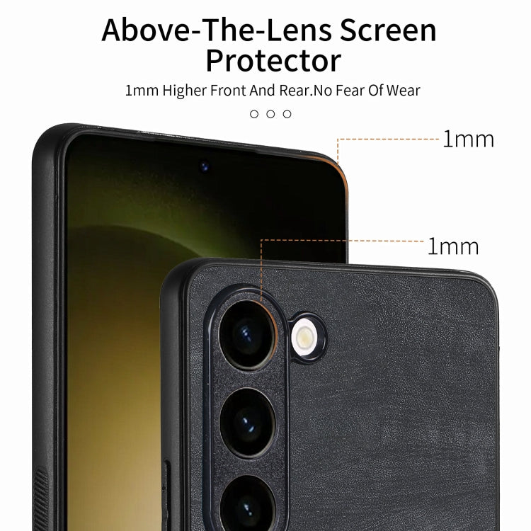 Vintage Leather PC Back Cover Phone Case