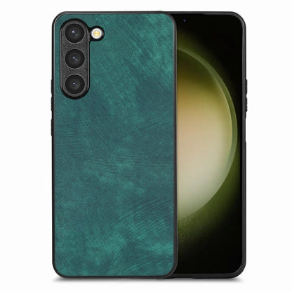 Vintage Leather PC Back Cover Phone Case