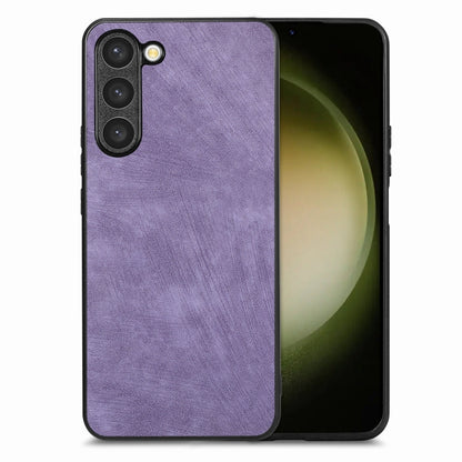 Vintage Leather PC Back Cover Phone Case