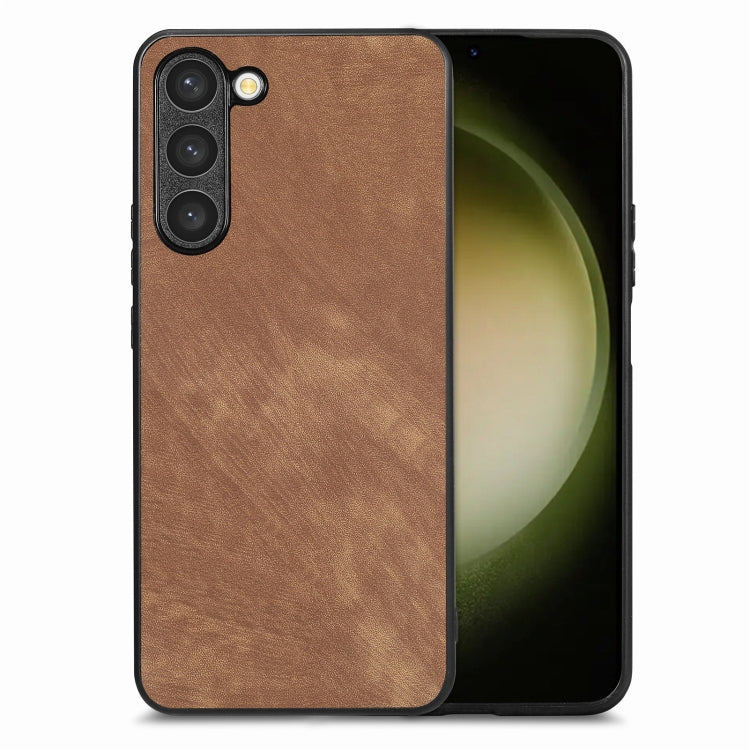 Vintage Leather PC Back Cover Phone Case