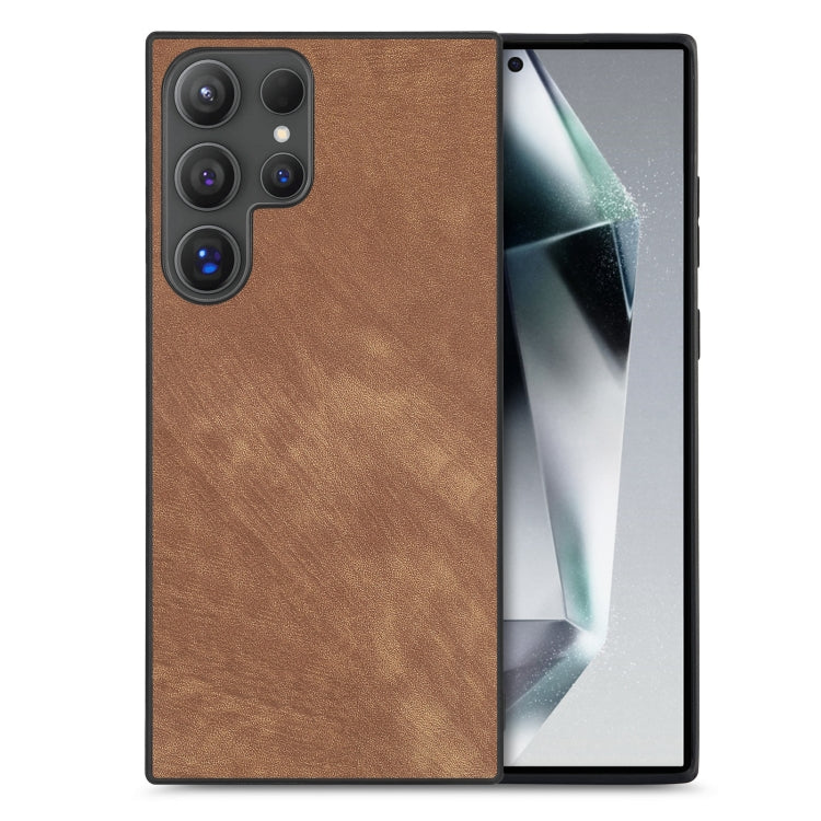 Vintage Leather PC Back Cover Phone Case