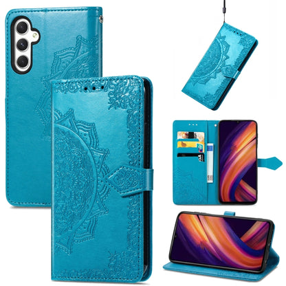 Mandala Flower Embossed Leather Phone Case