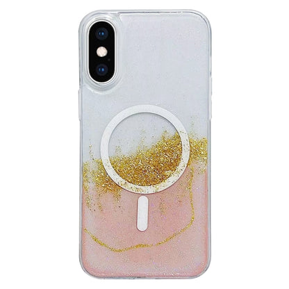 Gilding MagSafe Hybrid Clear TPU Phone Case