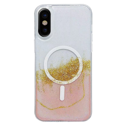 Gilding MagSafe Hybrid Clear TPU Phone Case