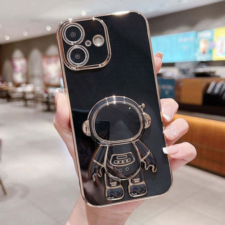Electroplating Astronaut Holder Phone Case, For iPhone 16 Pro Max, For iPhone 16 Pro�������������...