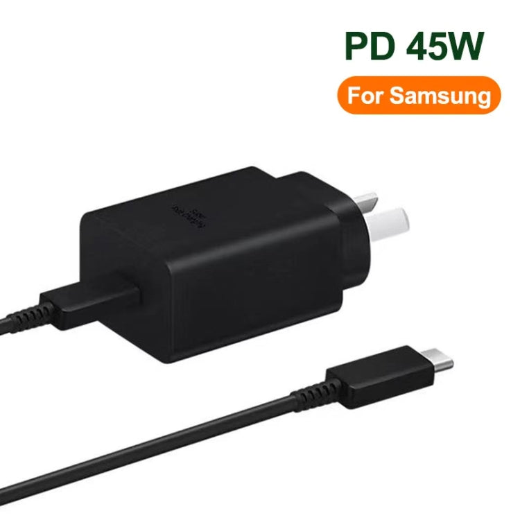 M135 PPS / PD 45W USB-C / Type-C Port Fast Charger with 5A Type-C to Type-C Cable, AU Plug�������...