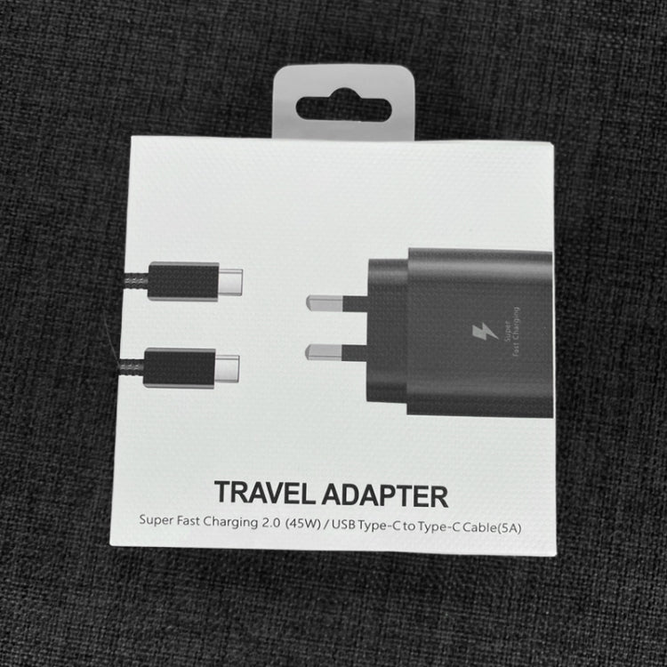 M135 PPS / PD 45W USB-C / Type-C Port Fast Charger with 5A Type-C to Type-C Cable, AU Plug�������...