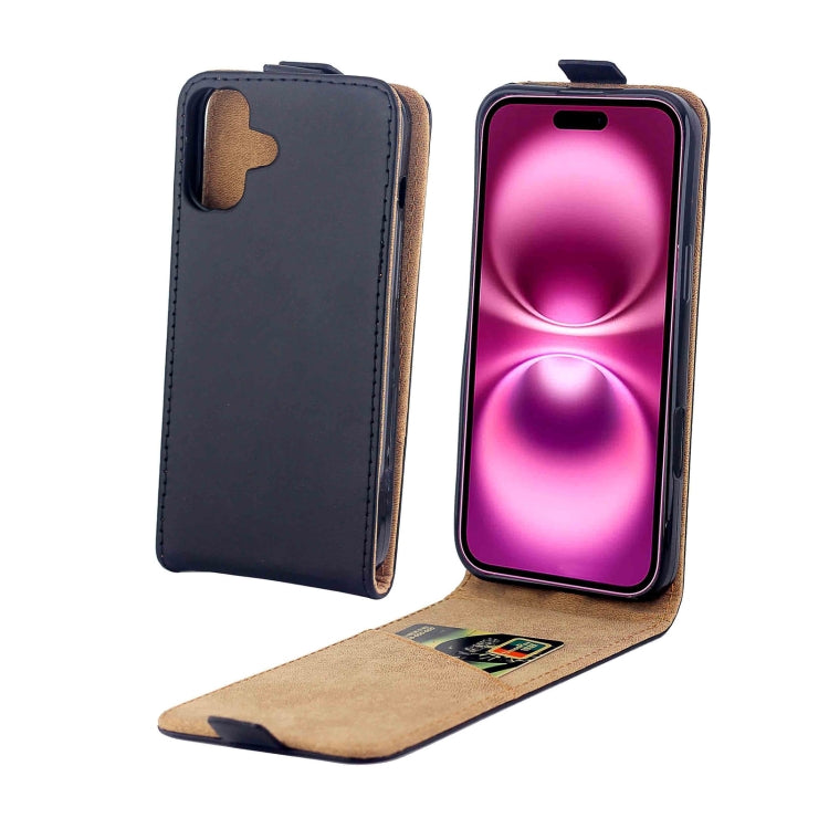 Vertical Flip Leather Phone Case with Card Slot, For iPhone 16e, For iPhone 16 Pro Max�����������...