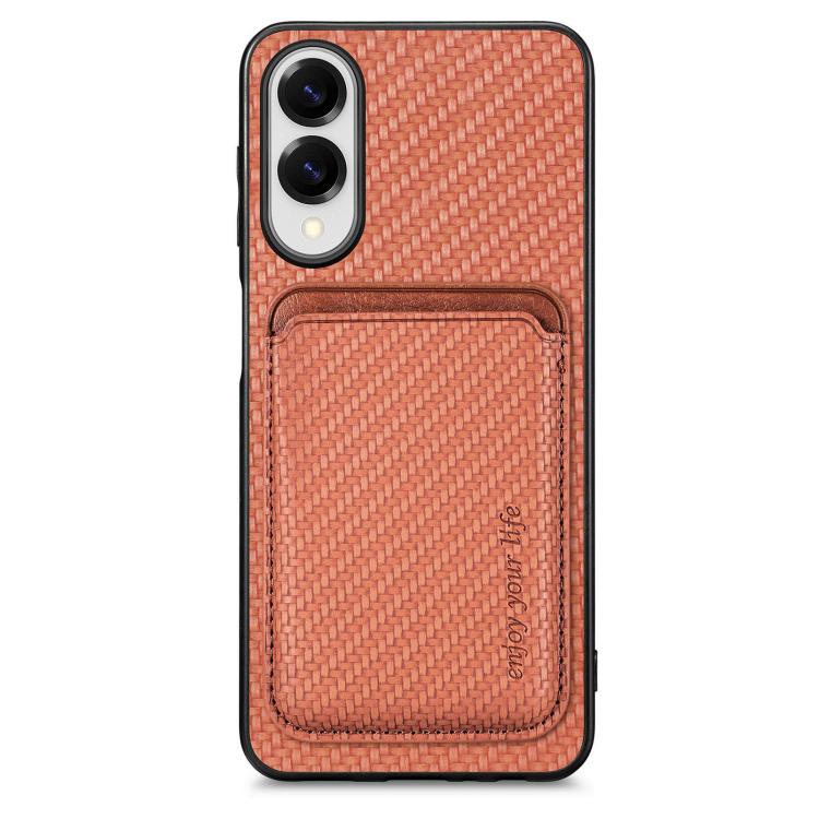 Carbon Fiber Leather Card Magsafe Phone Case