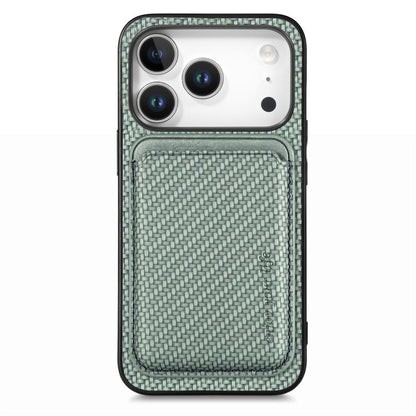 Carbon Fiber Leather Card Magsafe Phone Case
