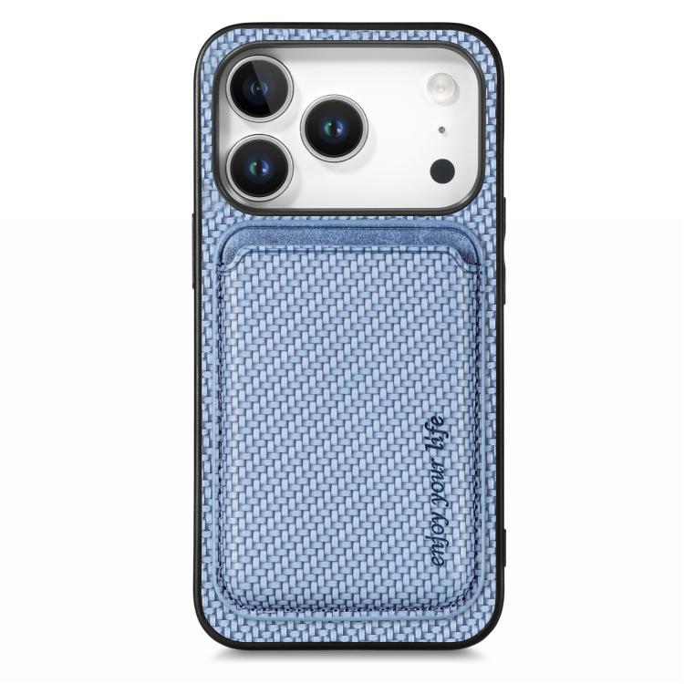Carbon Fiber Leather Card Magsafe Phone Case