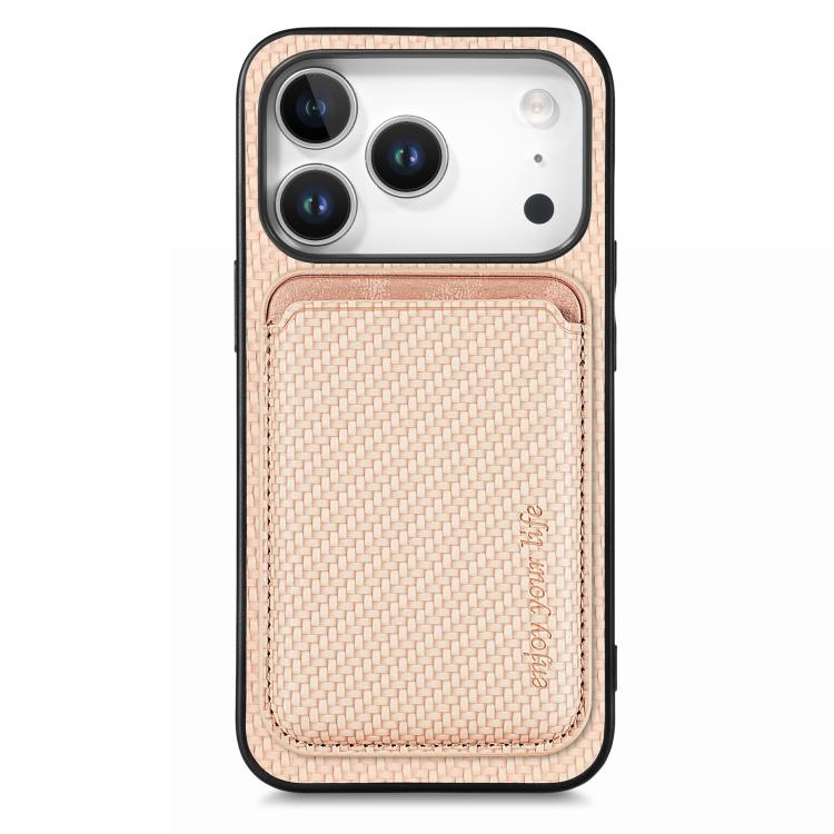 Carbon Fiber Leather Card Magsafe Phone Case
