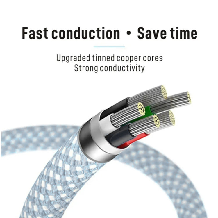 XJ-99 2pcs 1m 60W USB-C / Type-C to Type-C Fast Charging Data Cable for, 60W (2pcs)