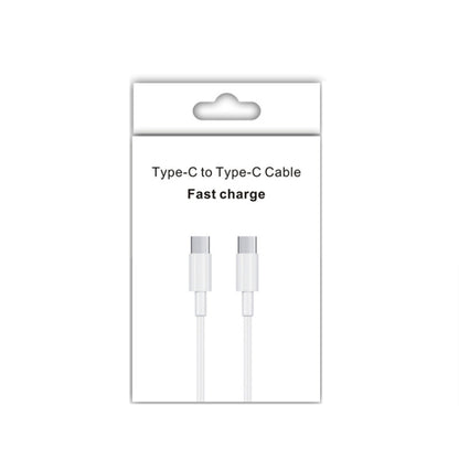 XJ-99 2pcs 1m 60W USB-C / Type-C to Type-C Fast Charging Data Cable for, 60W (2pcs)