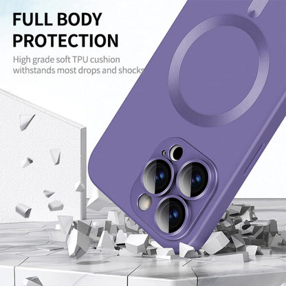 ENKAY MagSafe Matte TPU Phone Case with Lens Film