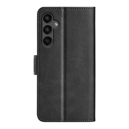 Dual-side Magnetic Buckle Horizontal Flip Leather Phone Case