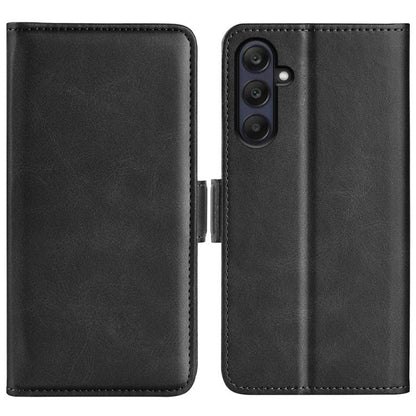Dual-side Magnetic Buckle Horizontal Flip Leather Phone Case
