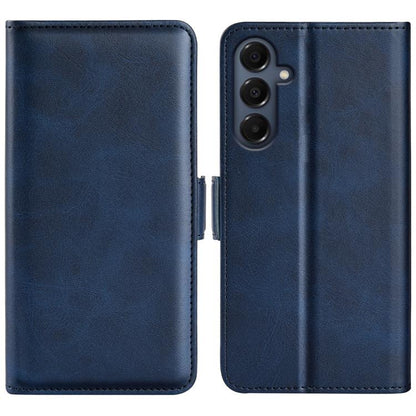 Dual-side Magnetic Buckle Horizontal Flip Leather Phone Case