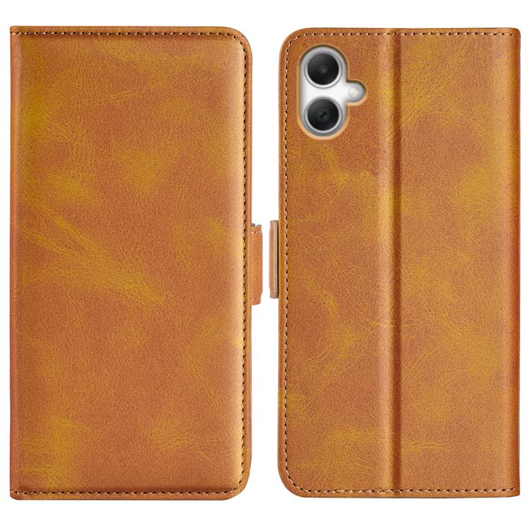 Dual-side Magnetic Buckle Horizontal Flip Leather Phone Case