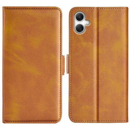 Dual-side Magnetic Buckle Horizontal Flip Leather Phone Case