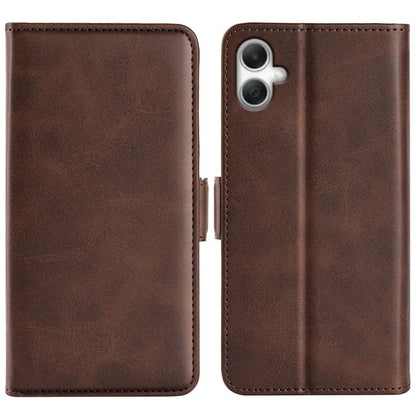Dual-side Magnetic Buckle Horizontal Flip Leather Phone Case