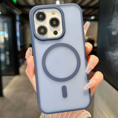 Transparent TPU Hybrid PC Magsafe Phone Case