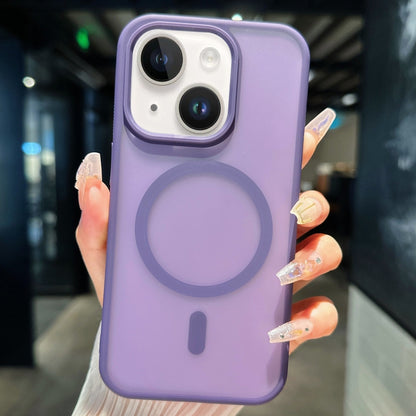 Transparent TPU Hybrid PC Magsafe Phone Case