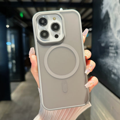 Transparent TPU Hybrid PC Magsafe Phone Case