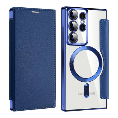 Shield MagSafe RFID Anti-theft Leather Phone Case, For Samsung Galaxy S23 FE 5G������������������...