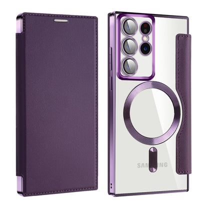 Shield MagSafe RFID Anti-theft Leather Phone Case, For Samsung Galaxy S23 FE 5G������������������...