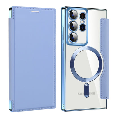 Shield MagSafe RFID Anti-theft Leather Phone Case, For Samsung Galaxy S23 FE 5G������������������...