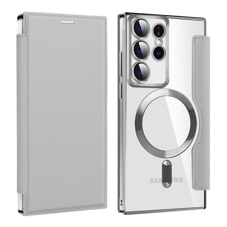 Shield MagSafe RFID Anti-theft Leather Phone Case, For Samsung Galaxy S23 FE 5G������������������...