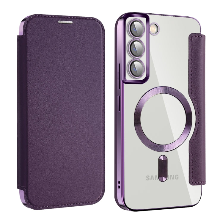 Shield MagSafe RFID Anti-theft Leather Phone Case, For Samsung Galaxy S23 FE 5G������������������...
