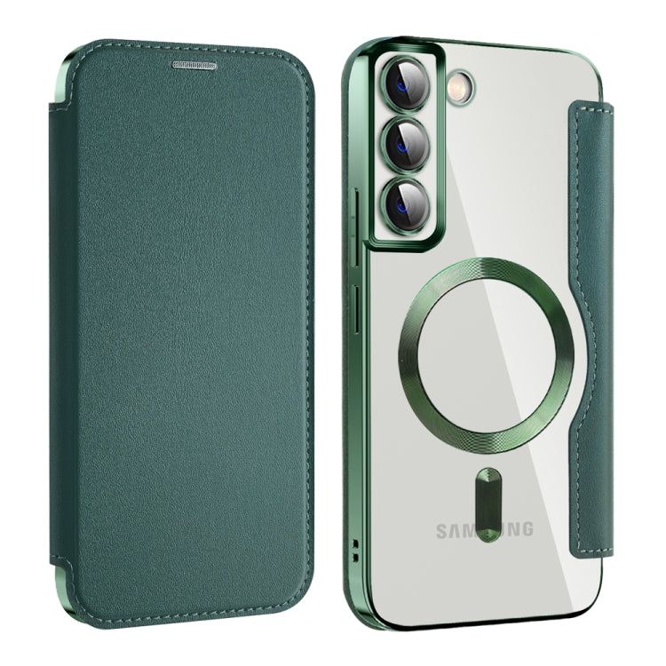 Shield MagSafe RFID Anti-theft Leather Phone Case, For Samsung Galaxy S23 FE 5G������������������...