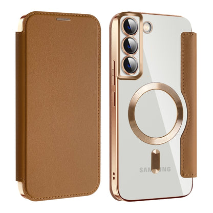 Shield MagSafe RFID Anti-theft Leather Phone Case, For Samsung Galaxy S23 FE 5G������������������...