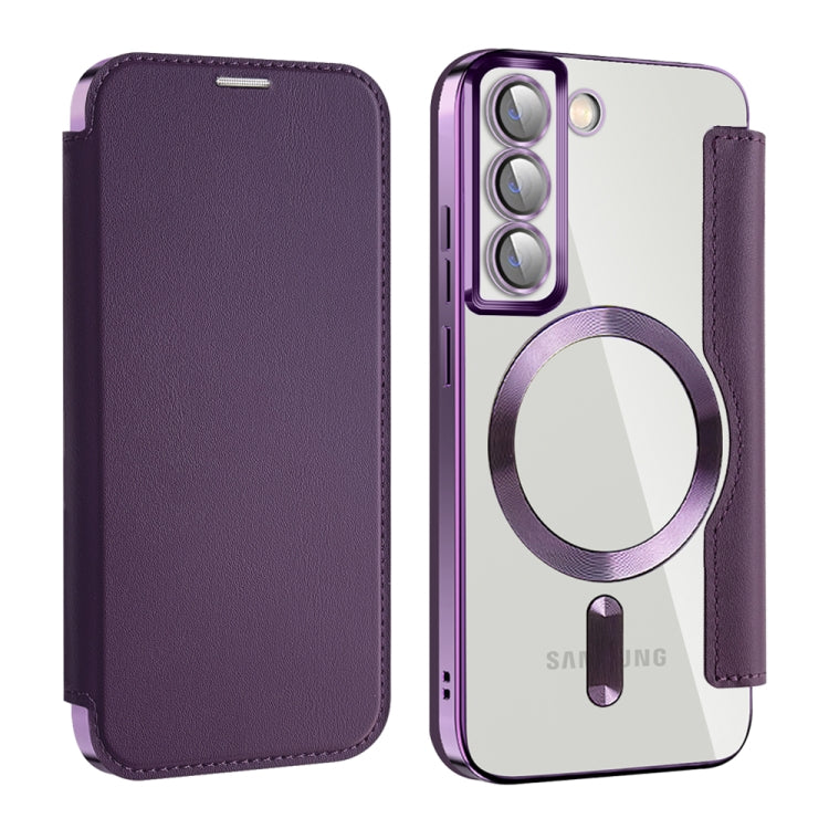 Shield MagSafe RFID Anti-theft Leather Phone Case, For Samsung Galaxy S23 FE 5G������������������...