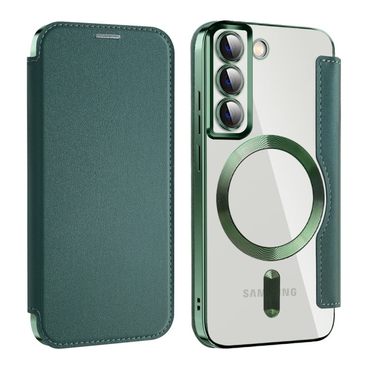Shield MagSafe RFID Anti-theft Leather Phone Case, For Samsung Galaxy S23 FE 5G������������������...