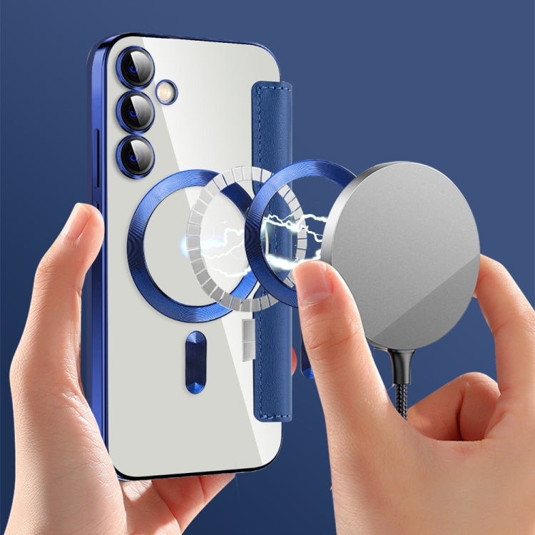 Shield MagSafe RFID Anti-theft Leather Phone Case, For Samsung Galaxy S23 FE 5G������������������...