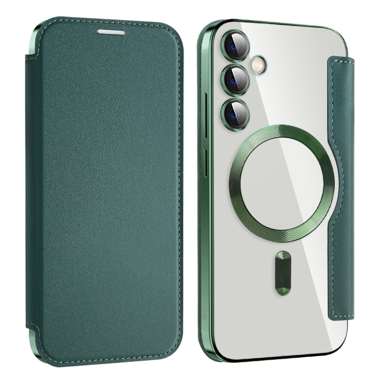 Shield MagSafe RFID Anti-theft Leather Phone Case, For Samsung Galaxy S23 FE 5G������������������...
