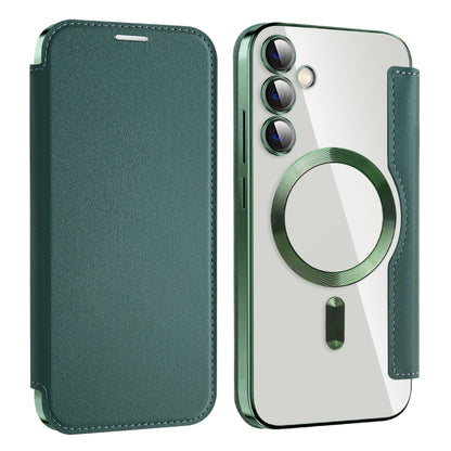Shield MagSafe RFID Anti-theft Leather Phone Case, For Samsung Galaxy S23 FE 5G������������������...