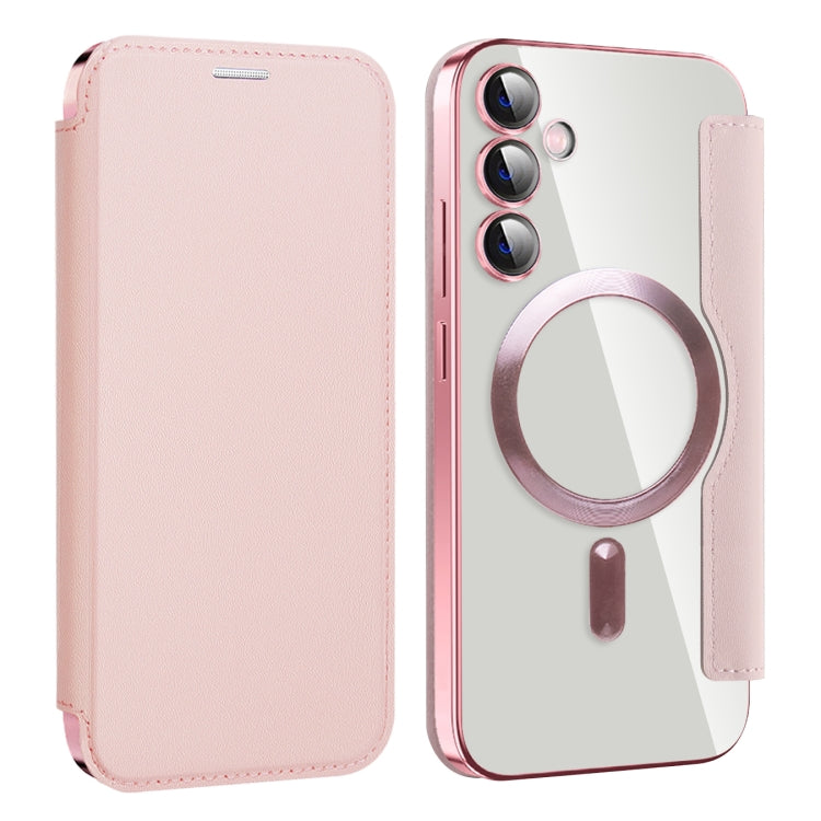 Shield MagSafe RFID Anti-theft Leather Phone Case, For Samsung Galaxy S23 FE 5G������������������...