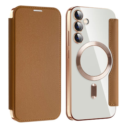 Shield MagSafe RFID Anti-theft Leather Phone Case, For Samsung Galaxy S23 FE 5G������������������...