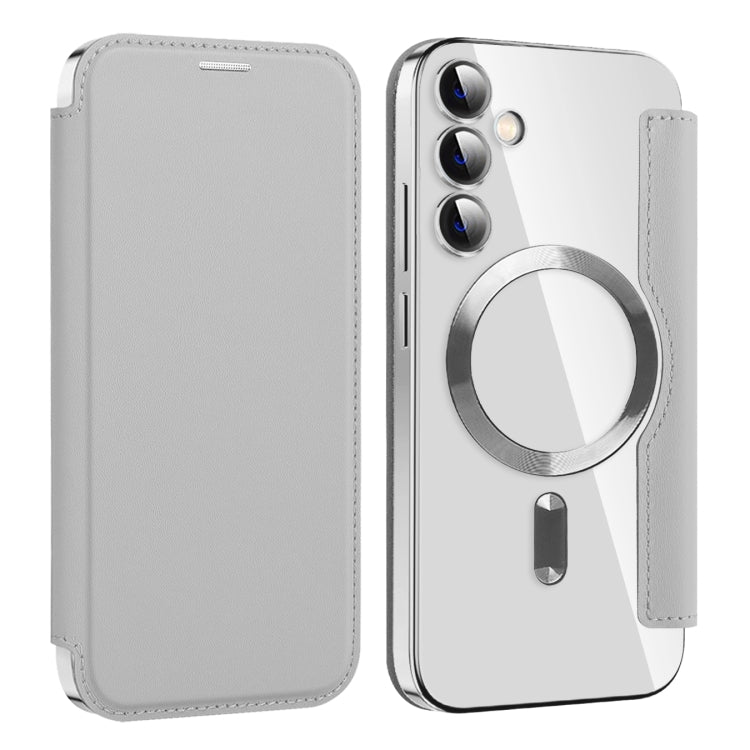 Shield MagSafe RFID Anti-theft Leather Phone Case, For Samsung Galaxy S23 FE 5G������������������...