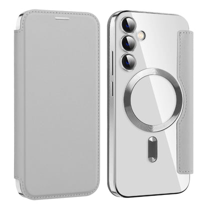 Shield MagSafe RFID Anti-theft Leather Phone Case, For Samsung Galaxy S23 FE 5G������������������...