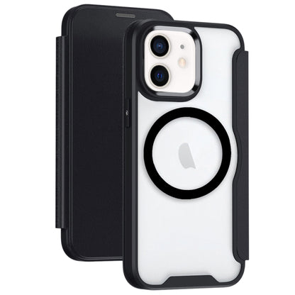 RFID Blocking Adsorption Flip MagSafe Leather Phone Case, For iPhone 11, For iPhone XS�����������...