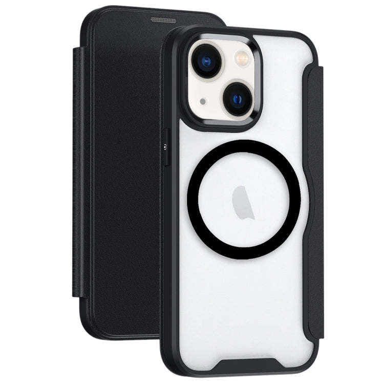 RFID Blocking Adsorption Flip MagSafe Leather Phone Case, For iPhone 16 Pro Max, For iPhone 16 Pr...