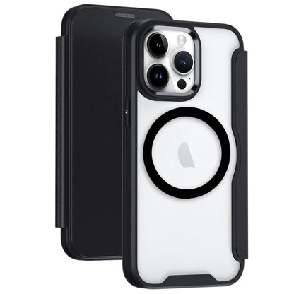 RFID Blocking Adsorption Flip MagSafe Leather Phone Case, For iPhone 16 Pro Max, For iPhone 16 Pr...