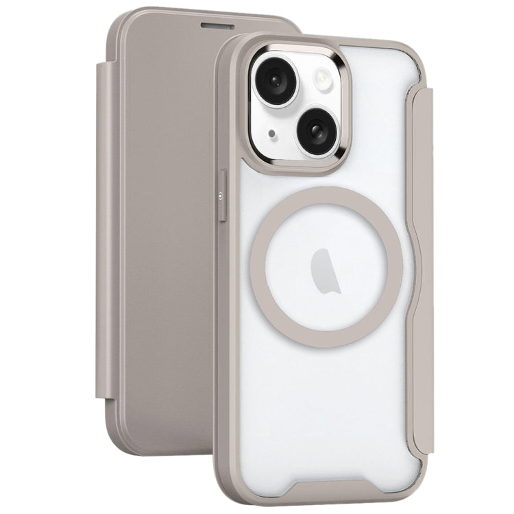 RFID Blocking Adsorption Flip MagSafe Leather Phone Case, For iPhone 16 Pro Max, For iPhone 16 Pr...